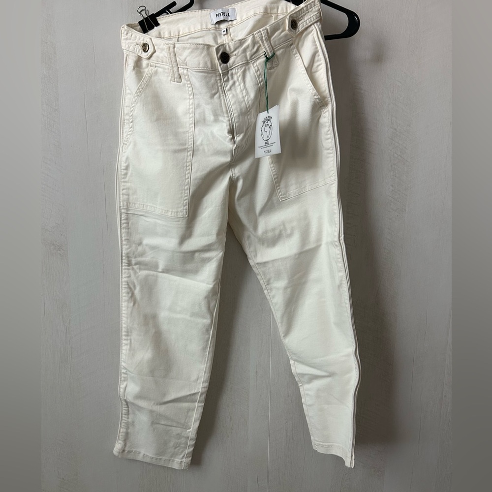 Pistola White Cargo(ish) Cream Pants